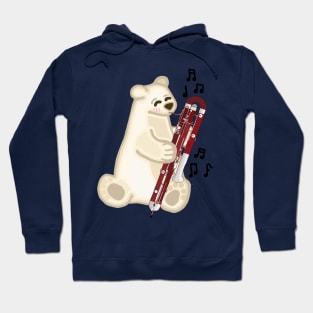 Contrabassoon Polar Bear Hoodie